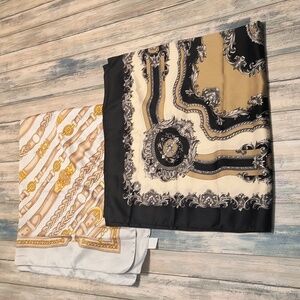 polyester scarf Lot Of 2